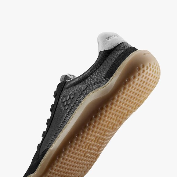 Vivobarefoot Womens Gobi II Premium Leather Sneaker in Obsidian - Picture 13 of 13